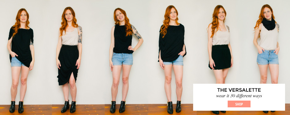 Seamly.co's Versalette can be worn 30 different ways